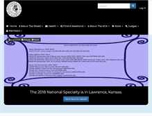 Tablet Screenshot of keeshond.org