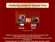 Tablet Screenshot of keeshond.cz